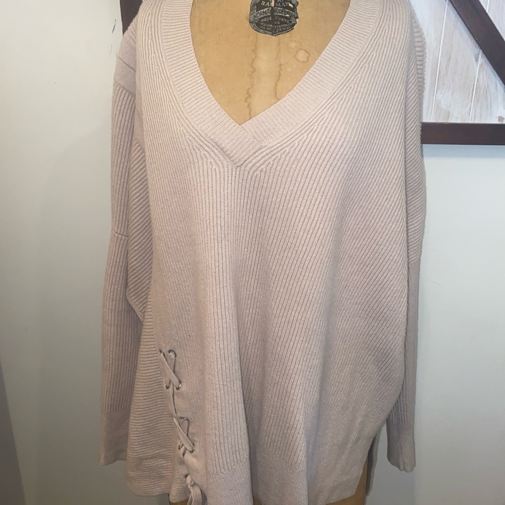 All saints able lace tunic wool cashmere blend
